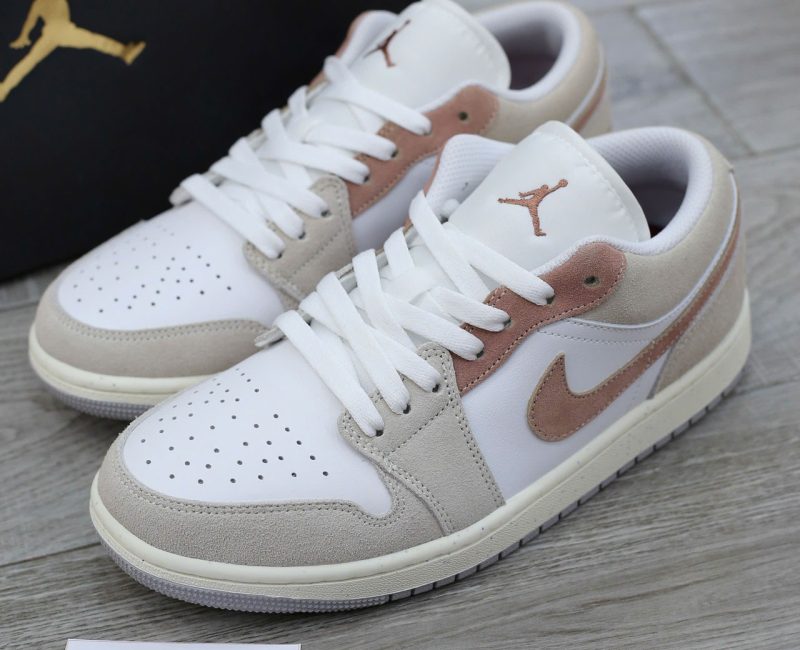Giày Nike Air Jordan 1 Low Light Bone Best Quality