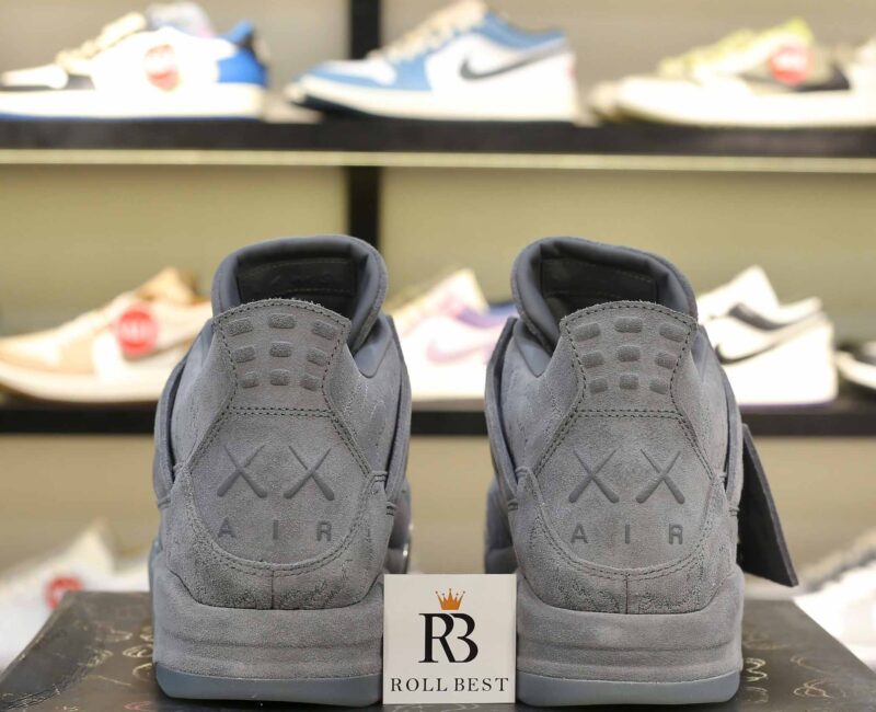 Giày Nike Air Jordan 4 Retro Sample x KAWS Cool Gray Best Quality