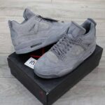 Giày Nike Air Jordan 4 Retro Sample x KAWS Cool Gray Best Quality