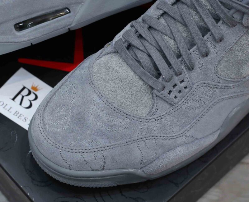 Giày Nike Air Jordan 4 Retro Sample x KAWS Cool Gray Best Quality