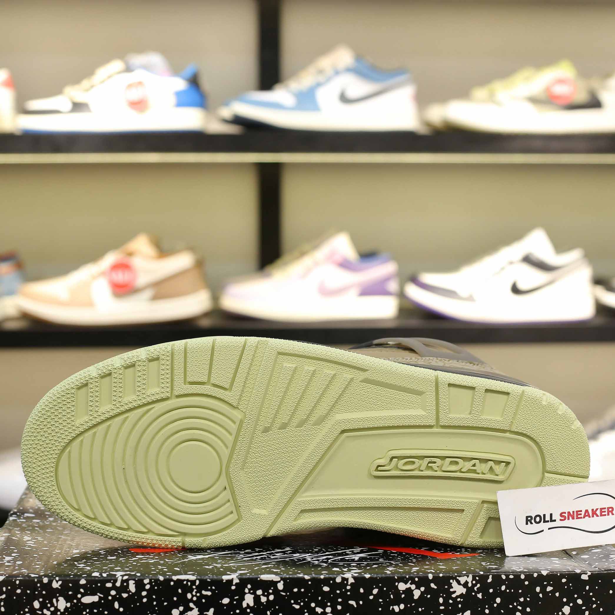 Giày Nike Air Jordan Spizike Low Neutral Olive Like Auth