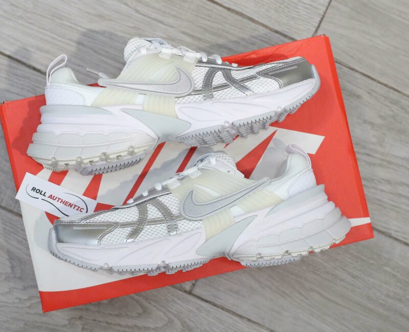 Giày Nike V2K Run 'Metallic Silver' Real
