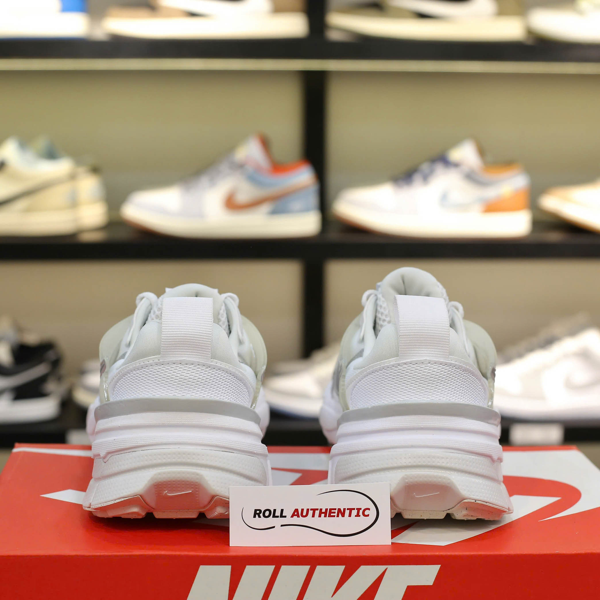 Giày Nike V2K Run 'Metallic Silver' Real