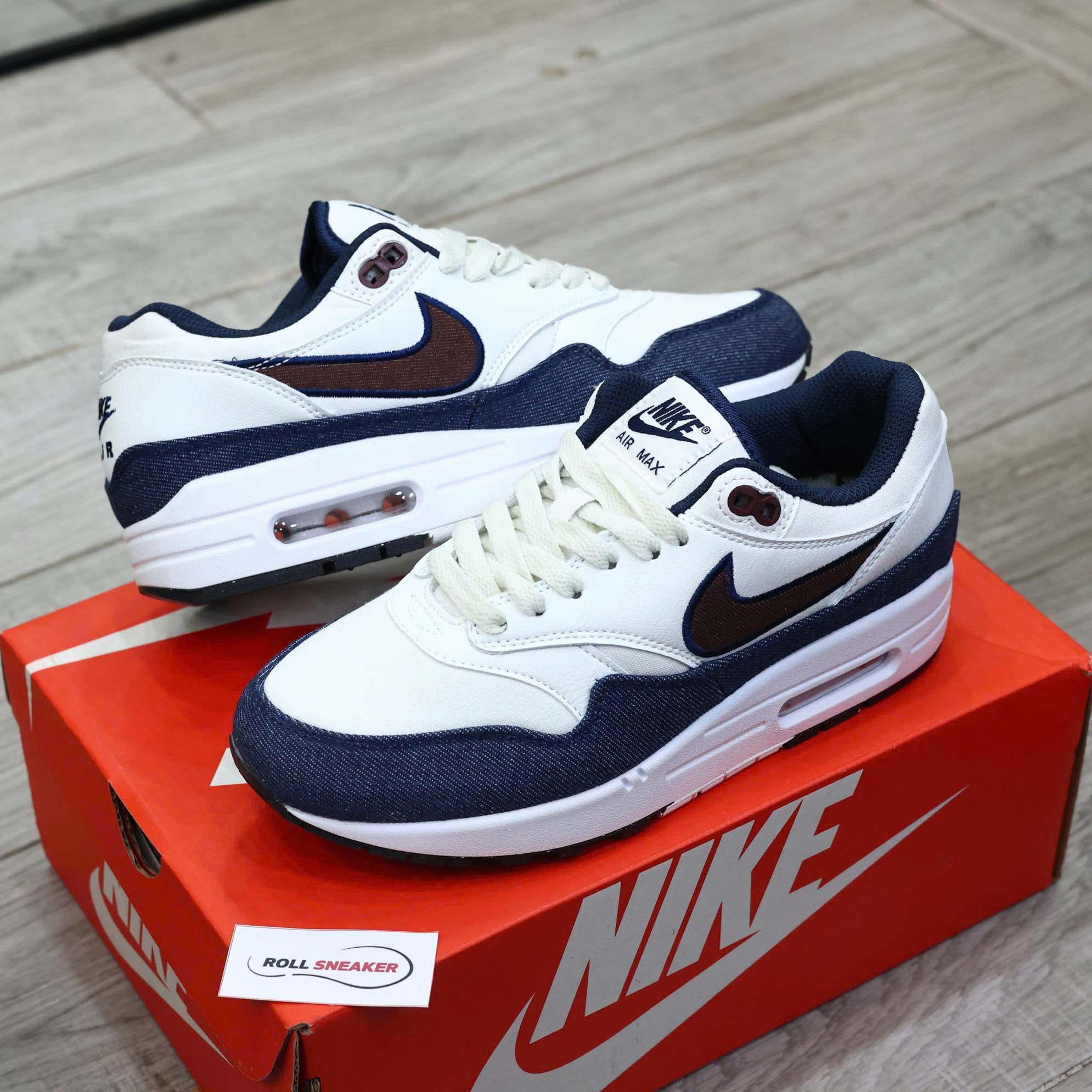 Nike Air Max 1 Armory Navy Notebook Doodles Best Quality