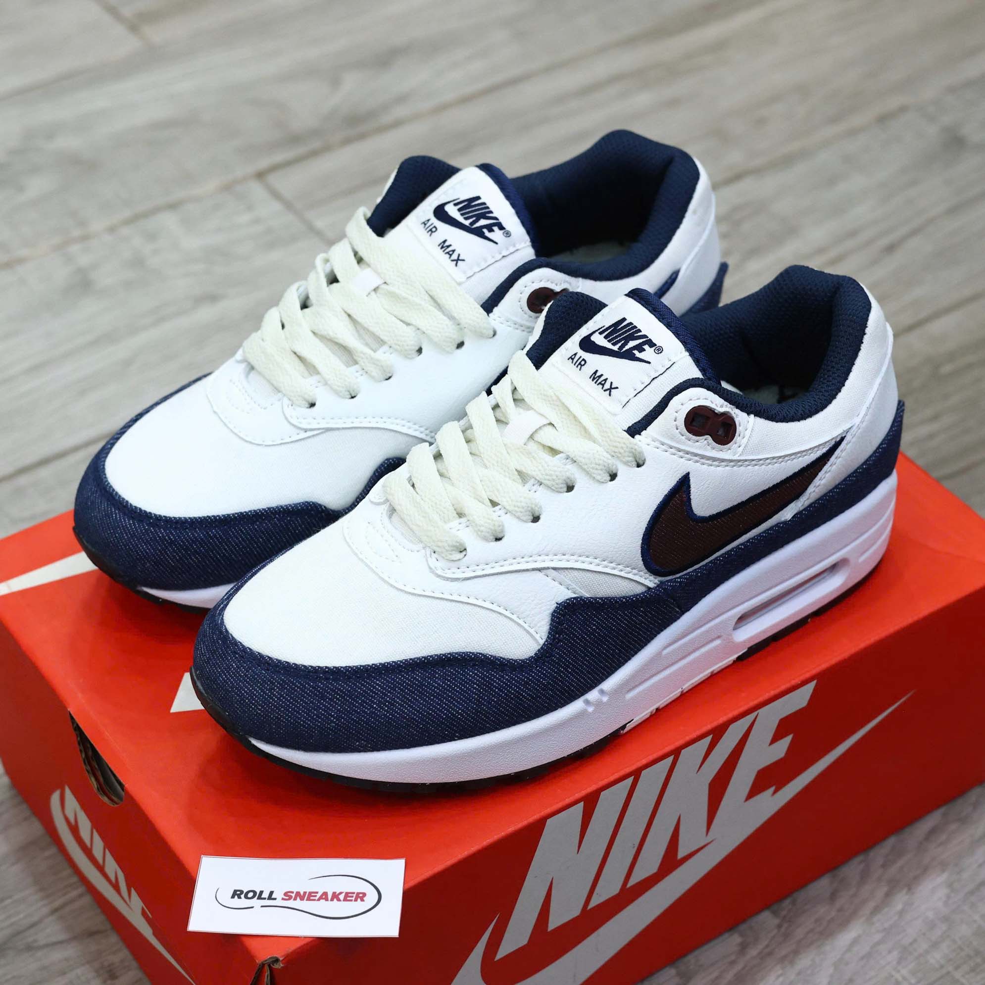 Nike Air Max 1 Armory Navy Notebook Doodles Best Quality