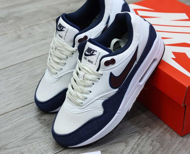 Nike Air Max 1 Armory Navy Notebook Doodles Best Quality