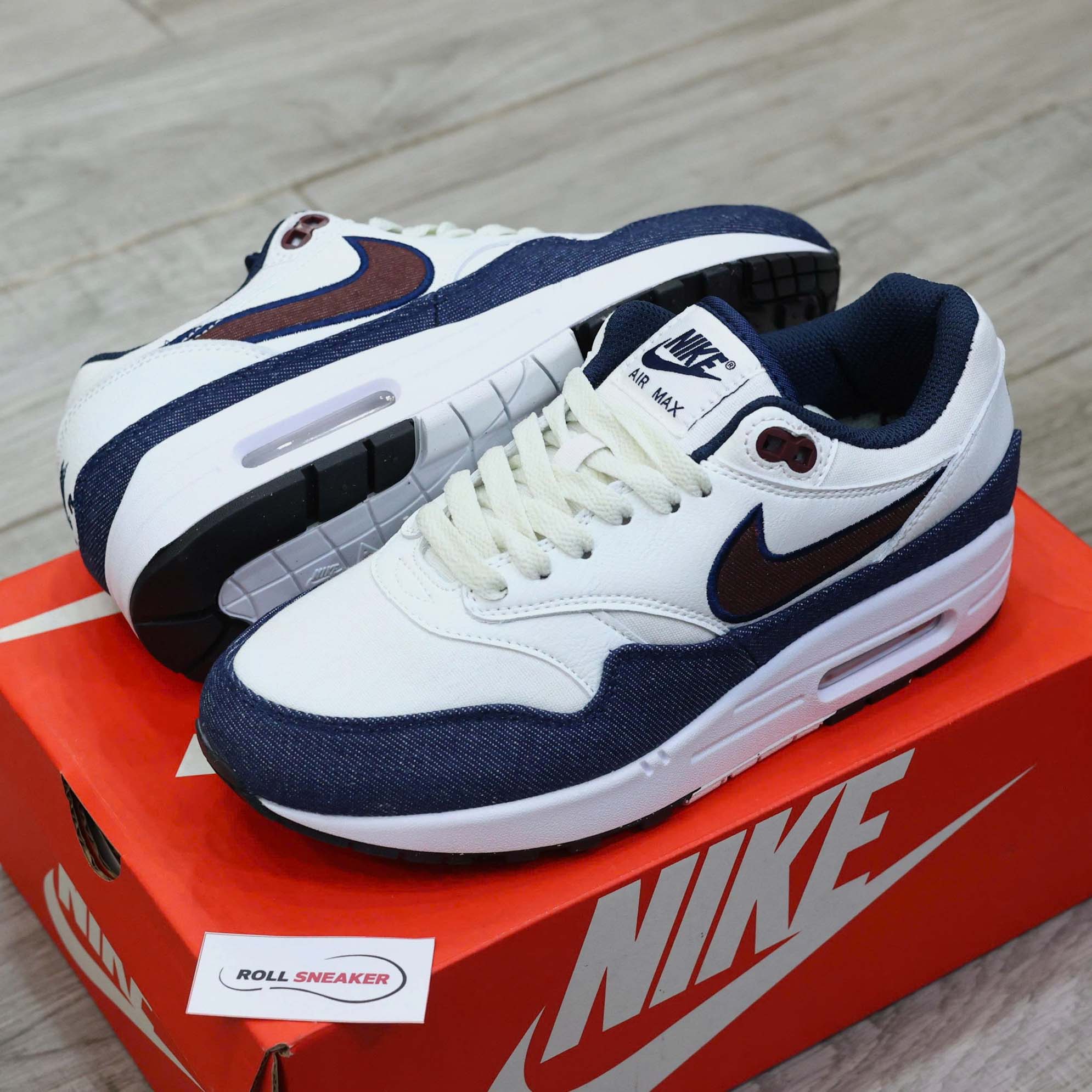 Nike Air Max 1 Armory Navy Notebook Doodles Best Quality