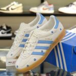 Giày Adidas Gazelle Indoor Cloud White Light Blue Gum Real