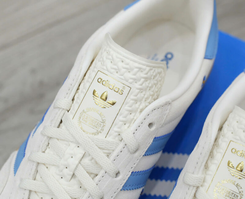 Giày Adidas Gazelle Indoor Cloud White Light Blue Gum Real
