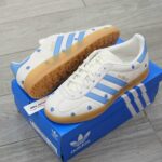 Giày Adidas Gazelle Indoor Cloud White Light Blue Gum Real