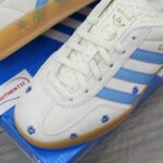 Giày Adidas Gazelle Indoor Cloud White Light Blue Gum Real