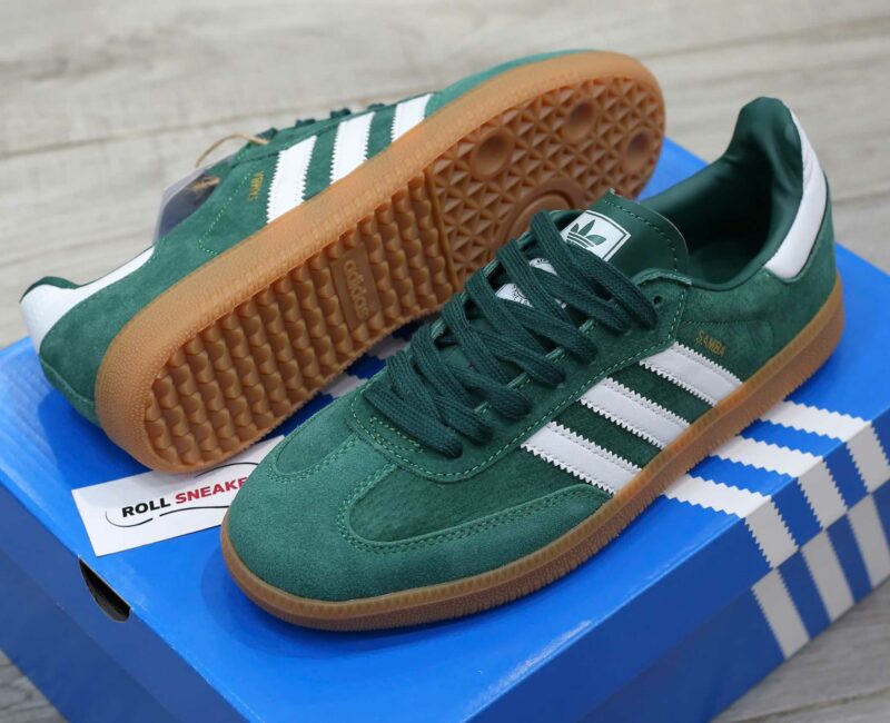 Giày Adidas Samba OG Collegiate Green Gum Like Auth