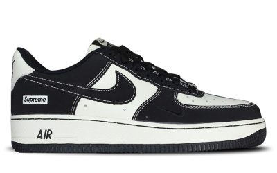Giày Air Force 1 Supreme Black White Best Quality