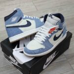 Giày Air Jordan 1 Retro High OG Denim Real