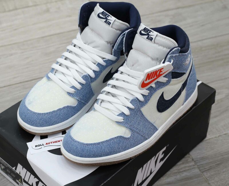 Giày Air Jordan 1 Retro High OG Denim Real