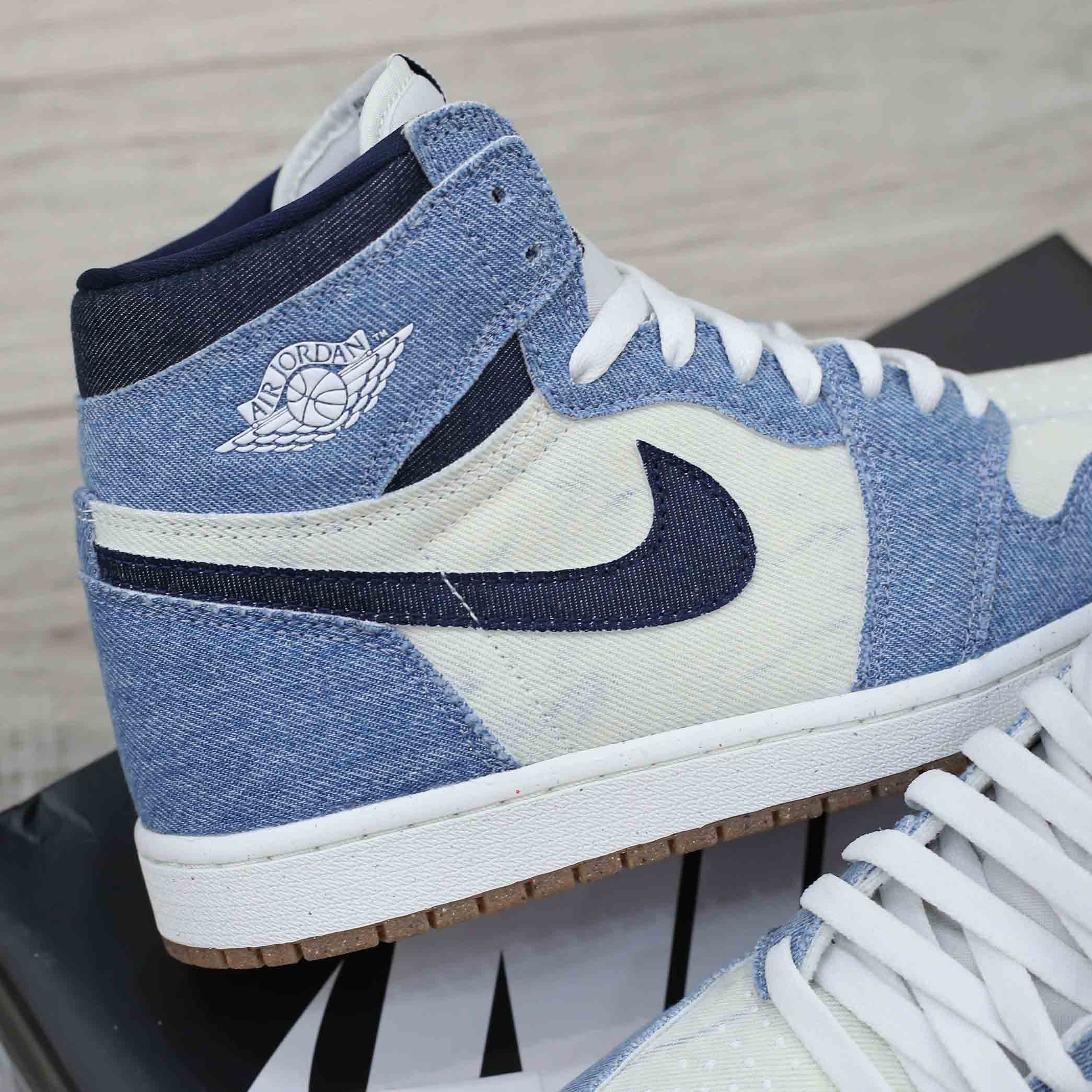 Giày Air Jordan 1 Retro High OG Denim Real