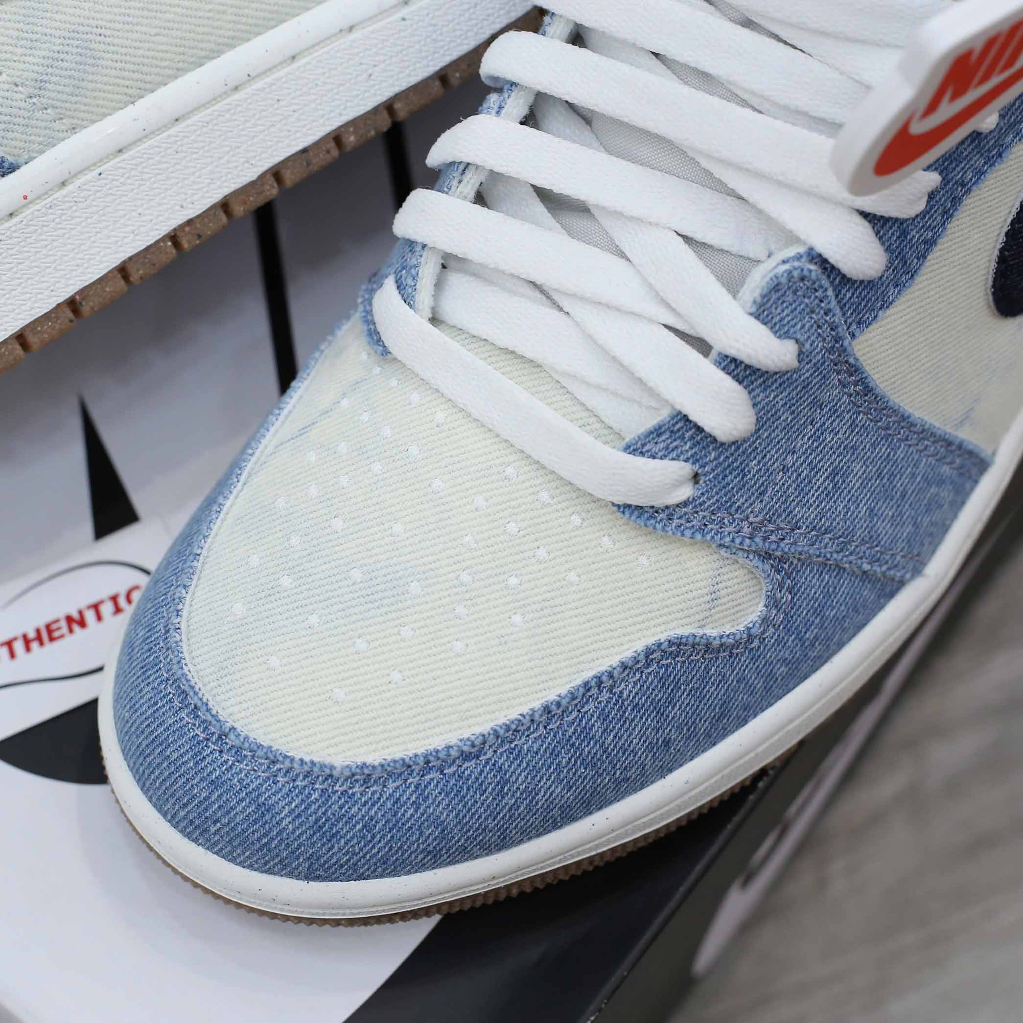 Giày Air Jordan 1 Retro High OG Denim Real