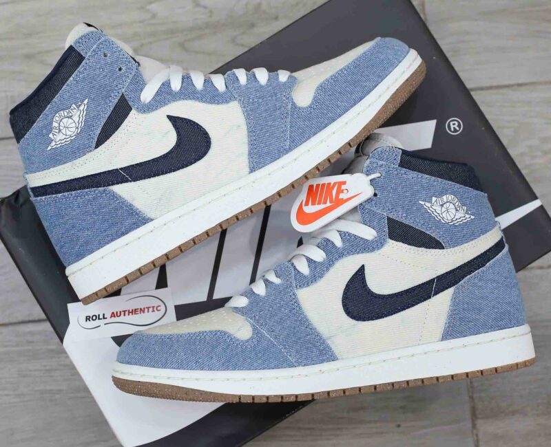 Giày Air Jordan 1 Retro High OG Denim Real