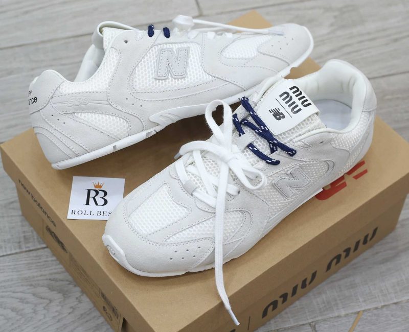 Giày New Balance X Miu Miu 530 SL Suede And Mesh Best Quality