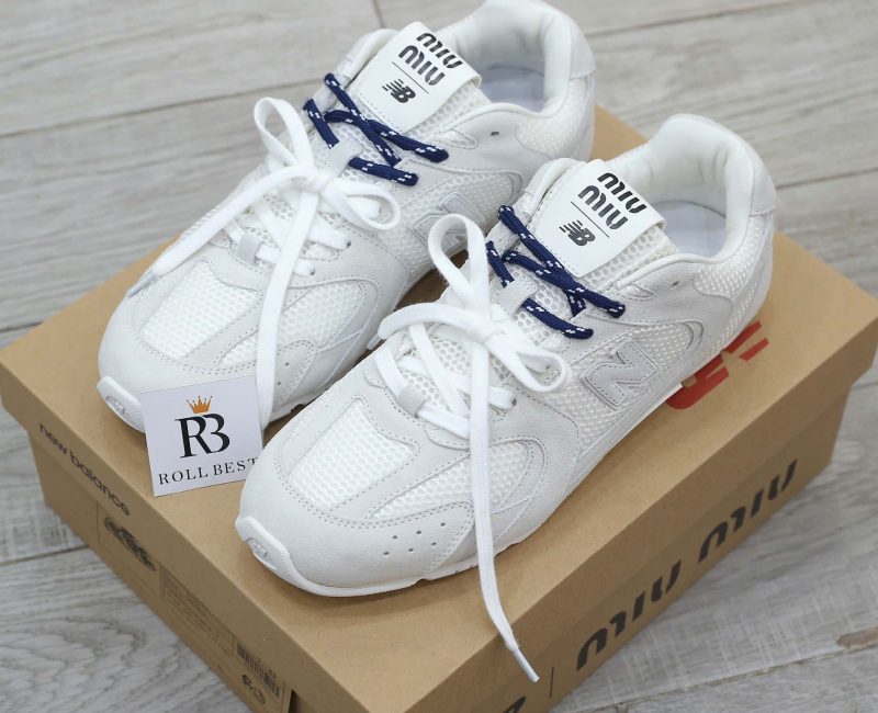 Giày New Balance X Miu Miu 530 SL Suede And Mesh Best Quality