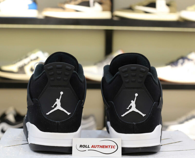 Giày Nike Air Jordan 4 Retro White Thunder Real