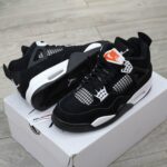 Giày Nike Air Jordan 4 Retro White Thunder Real