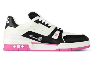 Giày Louis Vuitton LV Trainer #54 White Black Pink Best Quality