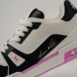Giày Louis Vuitton LV Trainer #54 White Black Pink Best Quality