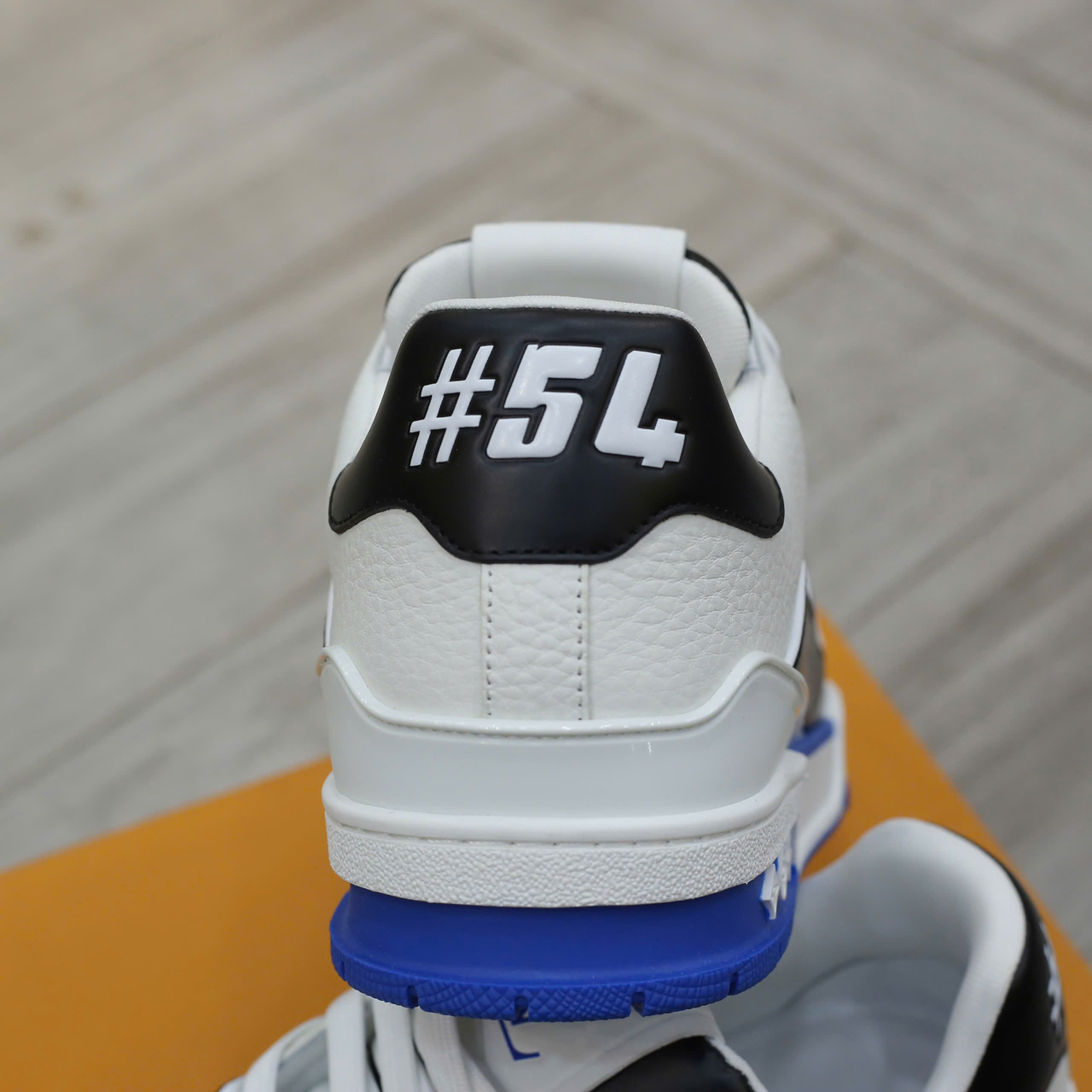 Giày Louis Vuitton LV Trainer #54 White Blue Black Best Quality