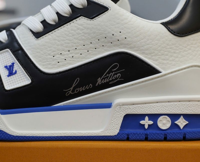 Giày Louis Vuitton LV Trainer #54 White Blue Black Best Quality