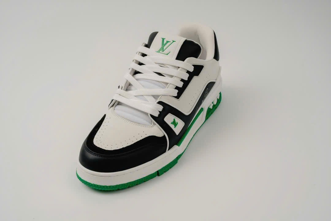 Giày Louis Vuitton LV Trainer #54 White Green Black Best Quality
