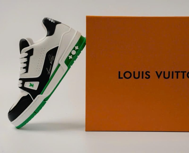 Giày Louis Vuitton LV Trainer #54 White Green Black Best Quality