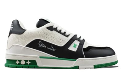 Giày Louis Vuitton LV Trainer #54 White Green Black Best Quality