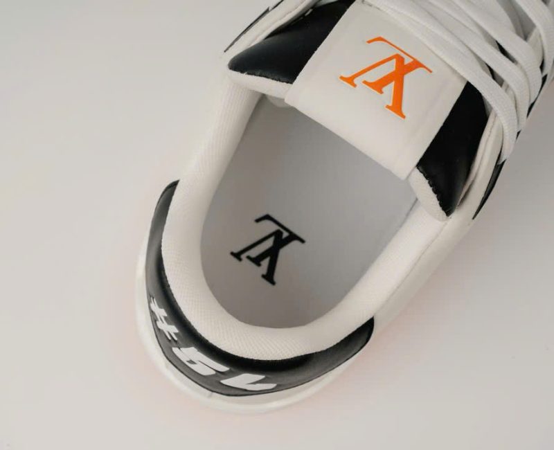 Giày Louis Vuitton LV Trainer #54 White Orange Black Best Quality