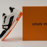 Giày Louis Vuitton LV Trainer #54 White Orange Black Best Quality
