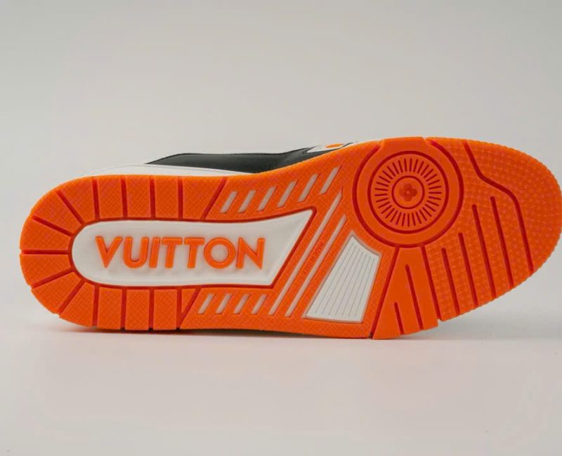 Giày Louis Vuitton LV Trainer #54 White Orange Black Best Quality