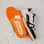 Giày Louis Vuitton LV Trainer #54 White Orange Black Best Quality