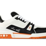 Giày Louis Vuitton LV Trainer #54 White Orange Black Best Quality