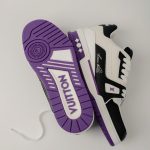 Giày Louis Vuitton LV Trainer #54 White Purple Black Best Quality