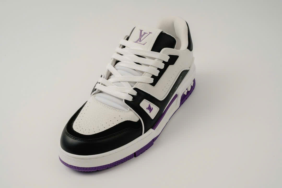 Giày Louis Vuitton LV Trainer #54 White Purple Black Best Quality