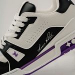 Giày Louis Vuitton LV Trainer #54 White Purple Black Best Quality