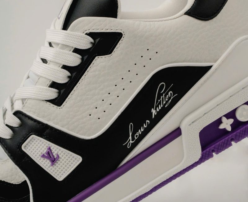 Giày Louis Vuitton LV Trainer #54 White Purple Black Best Quality
