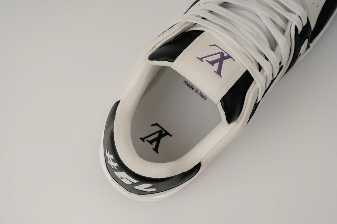 Giày Louis Vuitton LV Trainer #54 White Purple Black Best Quality