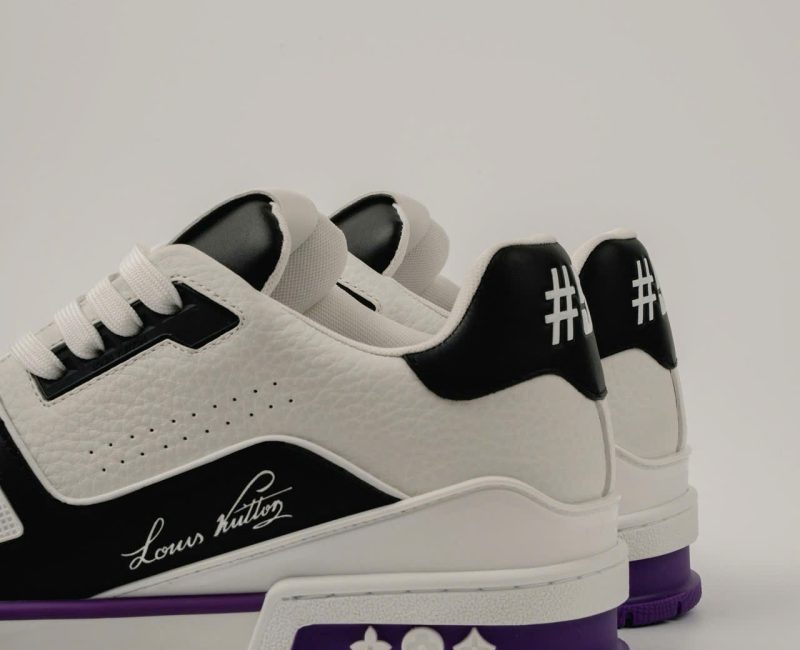 Giày Louis Vuitton LV Trainer #54 White Purple Black Best Quality