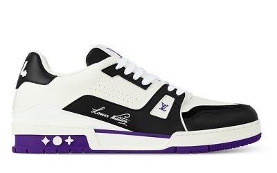 Giày Louis Vuitton LV Trainer #54 White Purple Black Best Quality