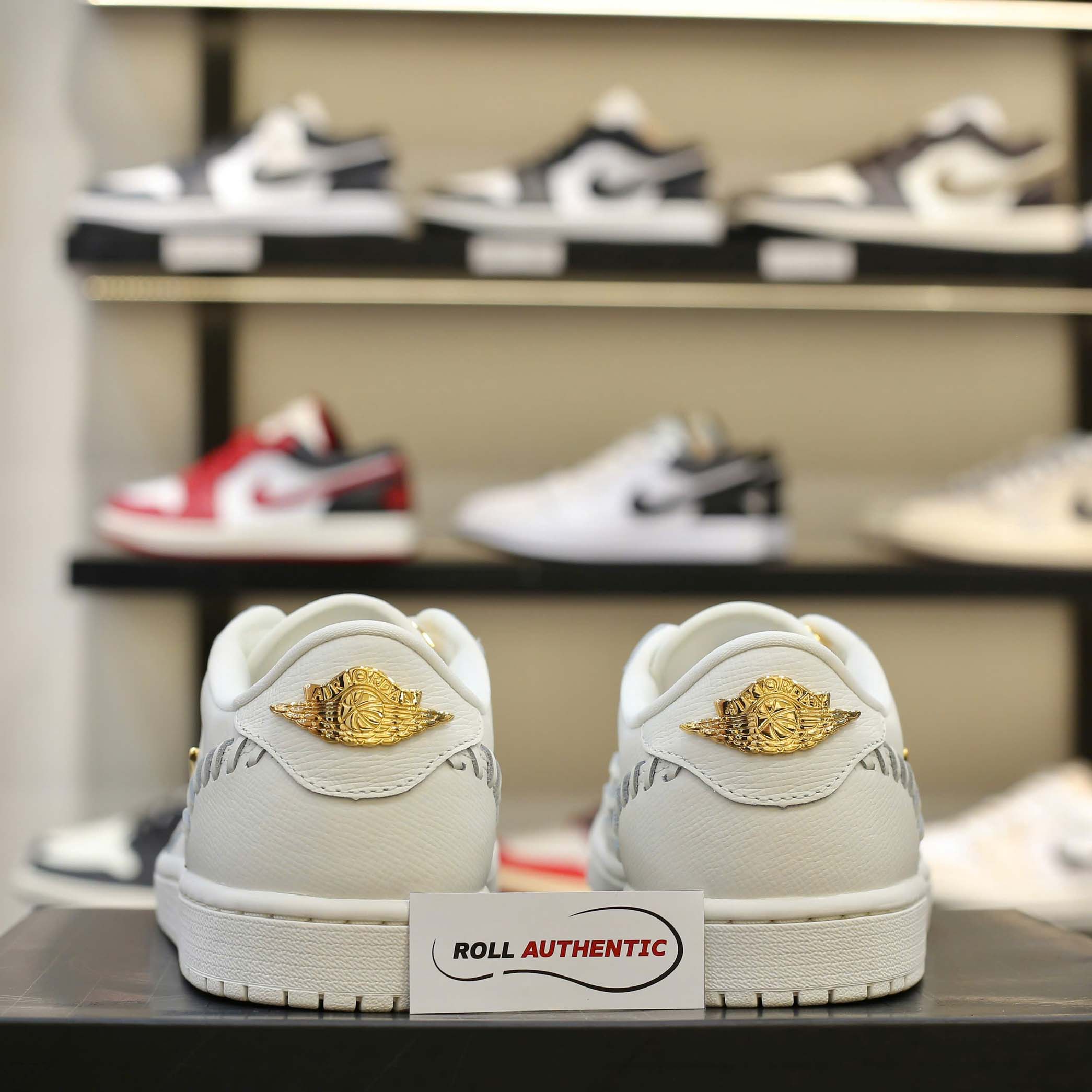 Giày Nike Air Jordan 1 Low 'Method Of Make Sail' Real