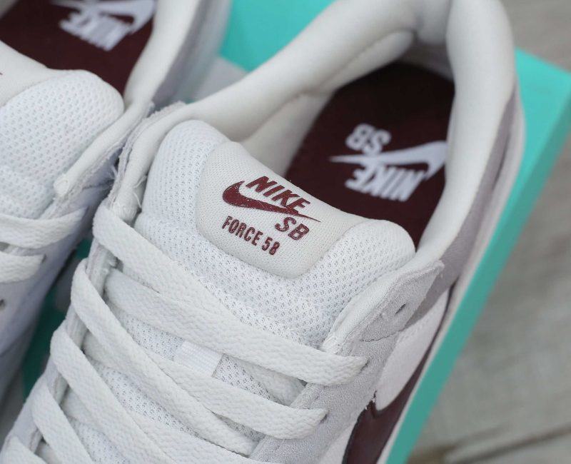 Giày Nike SB Force 58 ‘Light Smoke Burgundy’ Like Auth