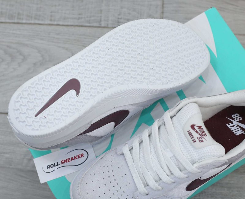 Giày Nike SB Force 58 ‘Light Smoke Burgundy’ Like Auth