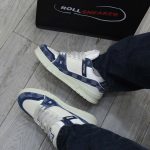 Onfeet Giày Louis Vuitton LV Trainer Damier Denim Blue Best Quality