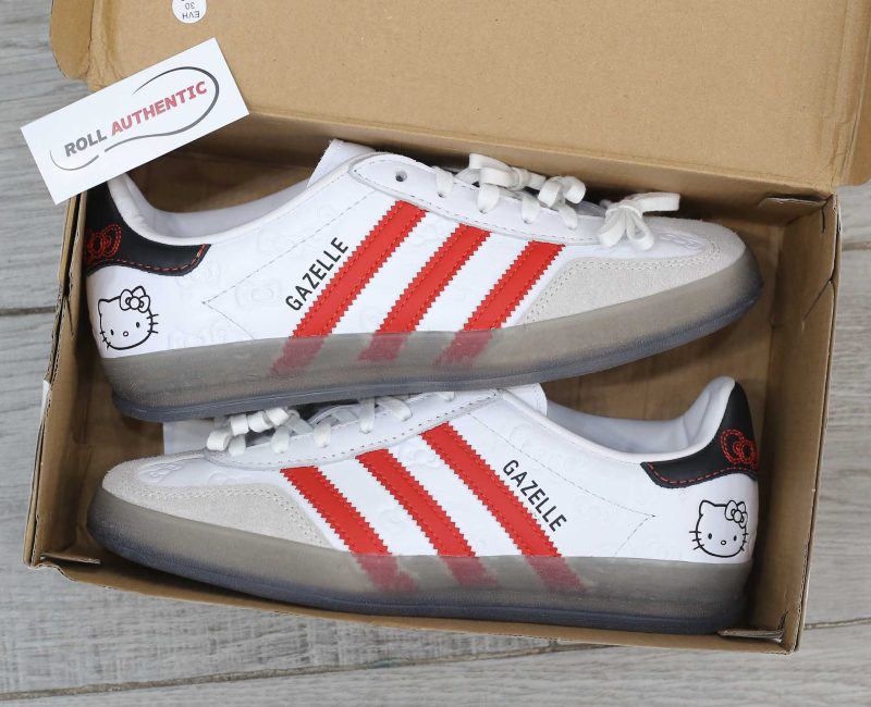 Giày Gazelle Indoor x Hello Kitty Anniversary Real